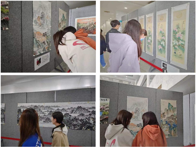浸潤藝術之韻，涵養時代之美——我院組織師生參觀“尚美·潤心 新中國名家畫展”文化研學交流活動